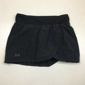 GYMSHARK Black Dark Gray Zip Pocket Pull On  Active Wear Tennis Golf Skorts